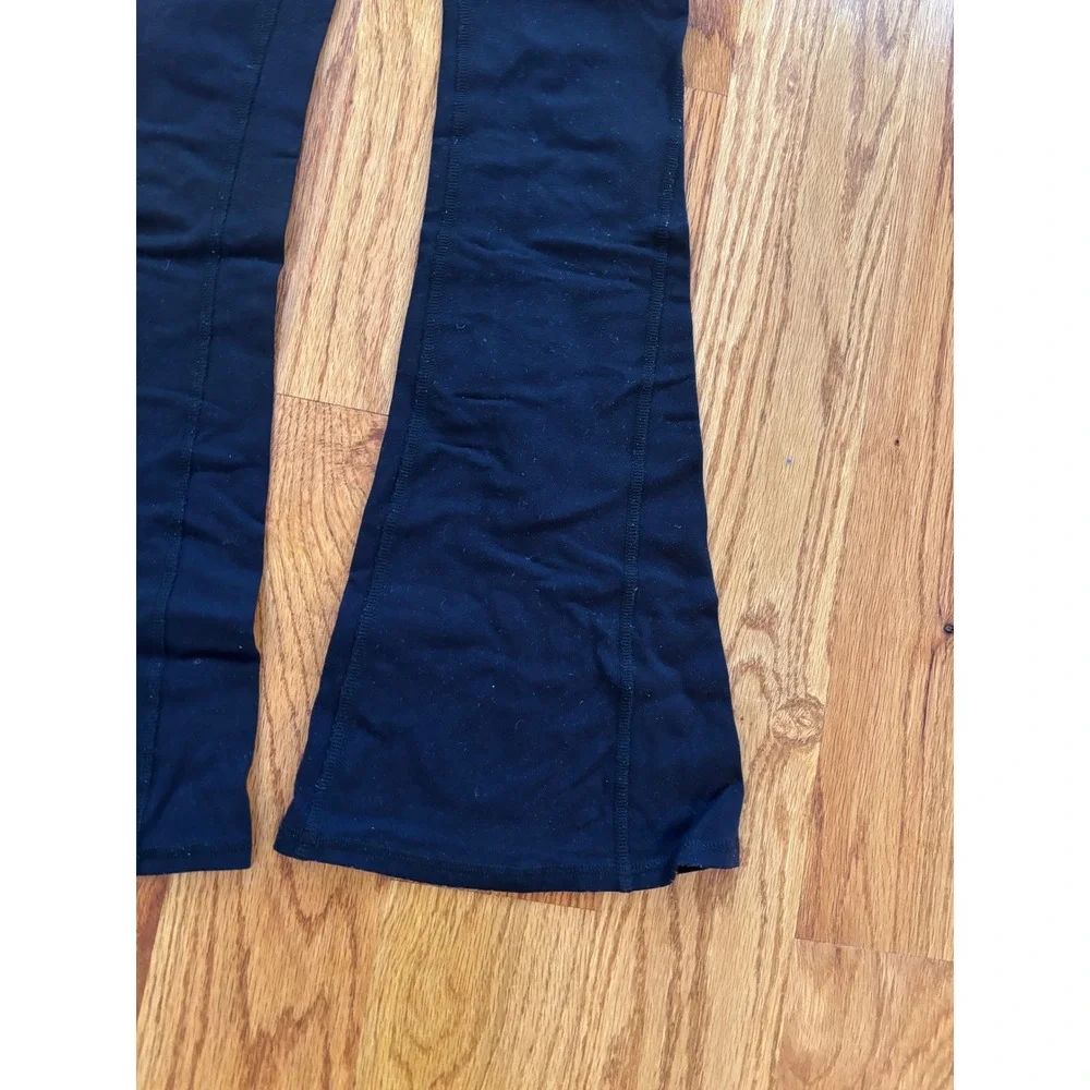 Alo Yoga Black High Waisted Flare Leggings‎ Yoga Pants Size S Small